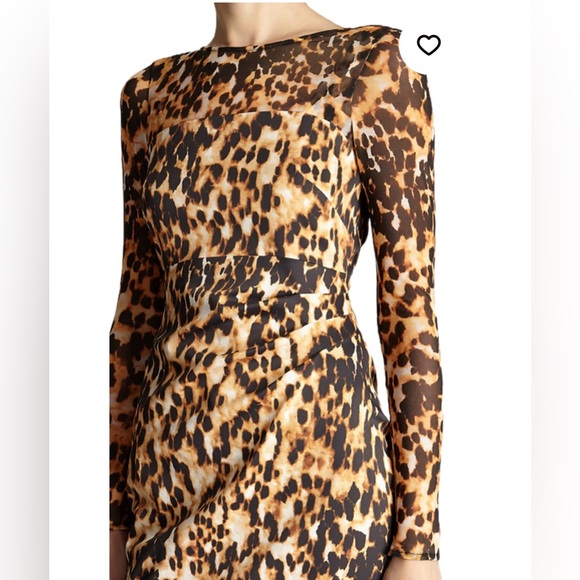 Karen Millen Leopard Print Dress | Size 2 - Picture 4 of 14